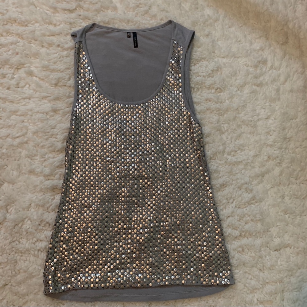 Sequin embellished tank